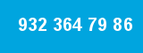 932 364 79 86 932 364 79 86